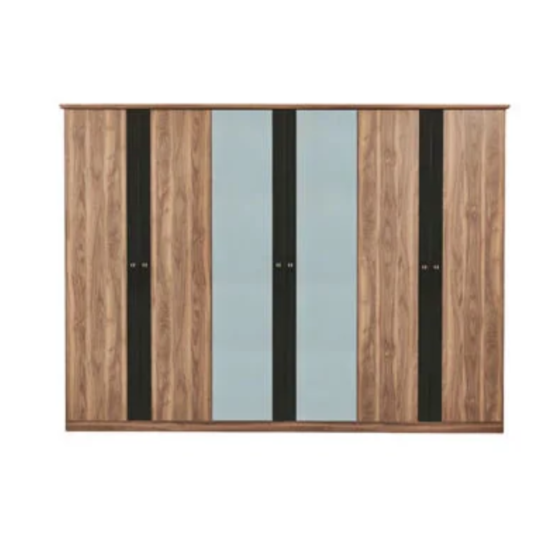 VANENSI 6 DOORS ACCORDIAN WARDROBE