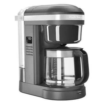 KITCHEN AID  12 CUP CHARCOAL GREY PROGRAMMABLE COFFEE MAKER MINI APPLIANCE