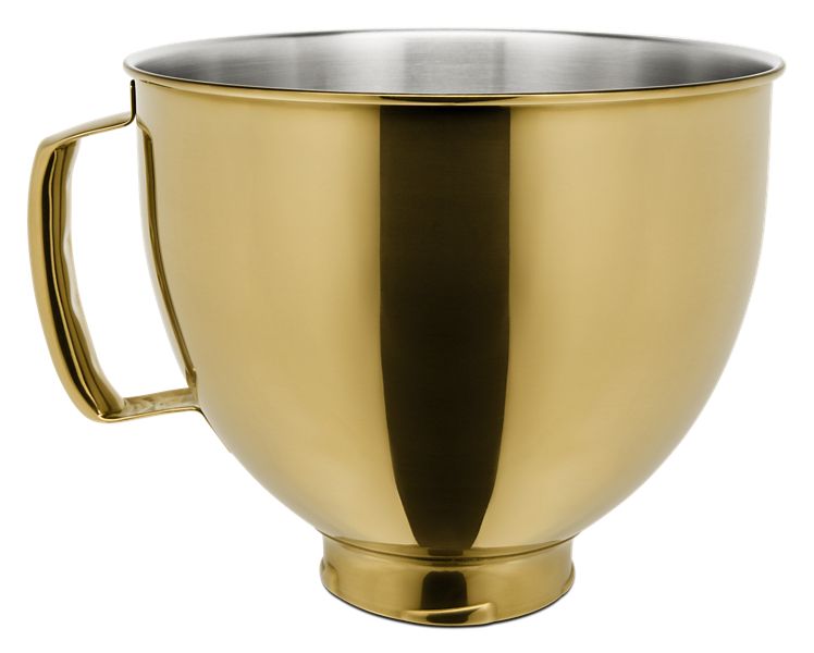 KITCHENAID® RADIANT GOLD 5 QUART TILT-HEAD METALLIC FINISH STAINLESS STEEL BOWL