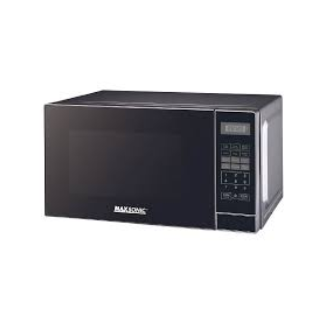 MAXSONIC ELITE 0.7 CFT BLACK COUNTER TOP MICROWAVE FEATURES: TIME COOK, TIME DEFROST, KITCHEN TIMER WEIGHT DEFROST MEMORY