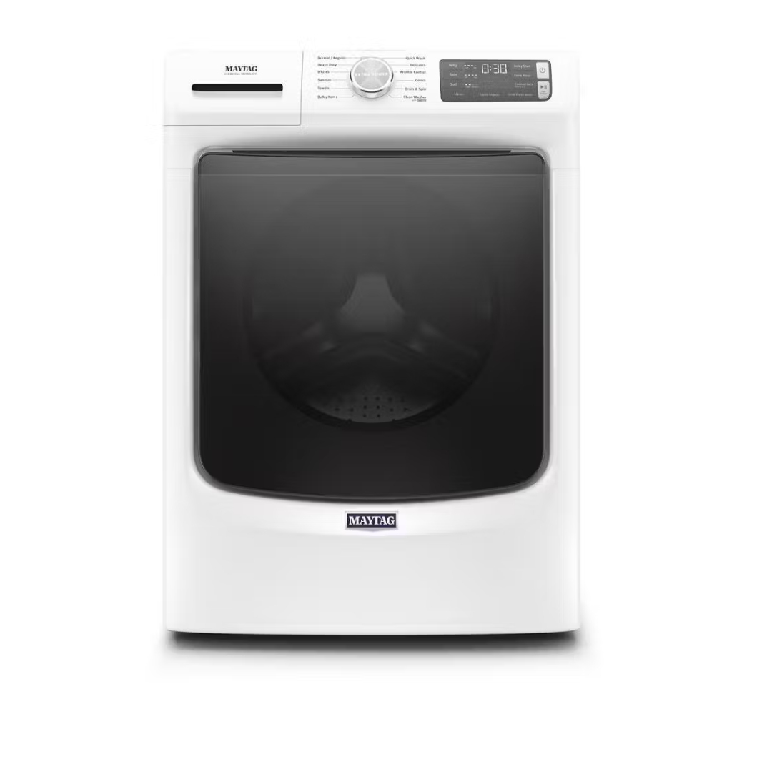 MAYTAG 4.8 CFT FRONT LOAD WASHER WHITE