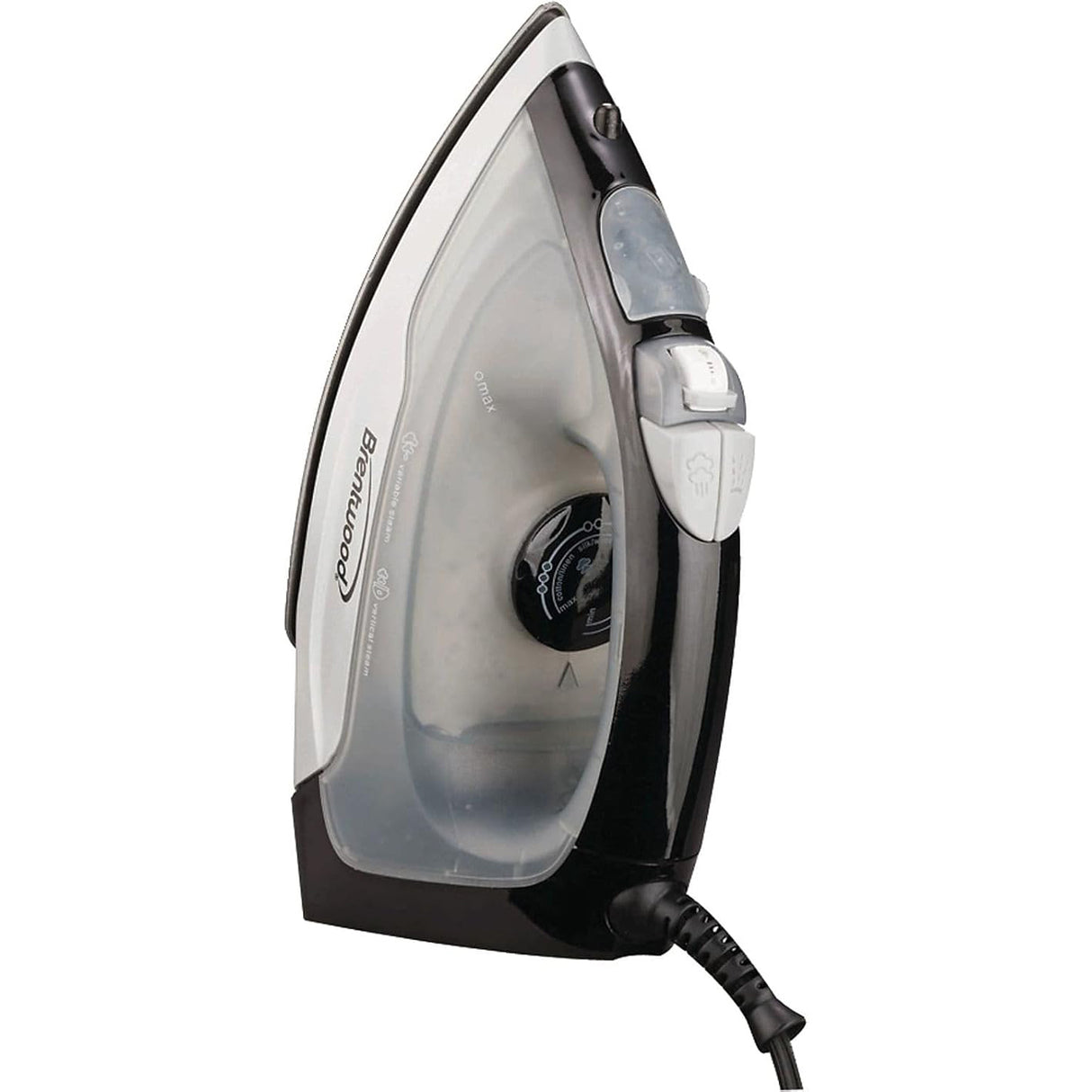 BRENTWOOD BLACK STEAM IRON NON STICK