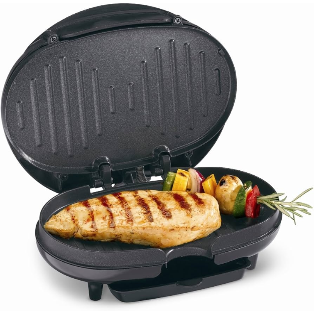 PROCTOR SILEX ELECTRIC GRILL AND PANINI PRESS