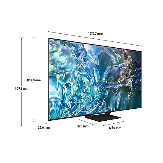 SAMSUNG QLED 4K Q60D SMART TV (2024) - 75''