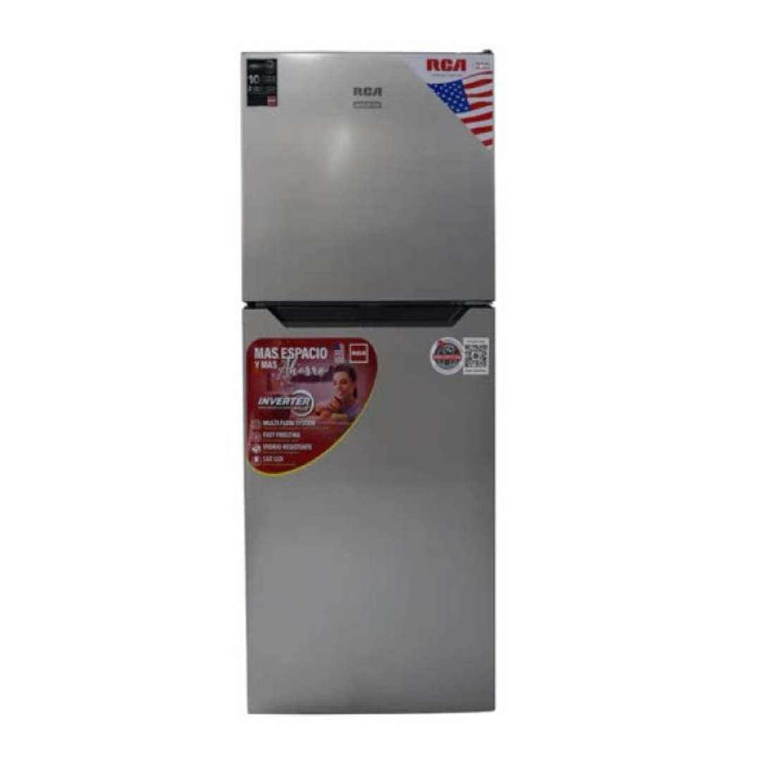 RCA 8 CFT SILVER TOP MOUNT REFRIGERATOR, INVERTER