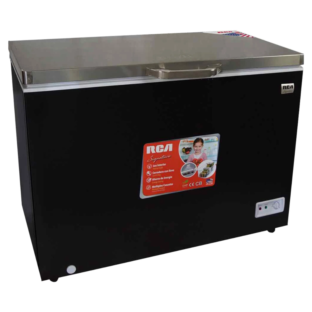 RCA 9.1 CFT BLACK STAINLESS STEEL CHEST FREEZER