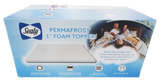 SEALY PERMAFROST 1" MATRESS TOPPER IN MEMORY FOAM QUEEN