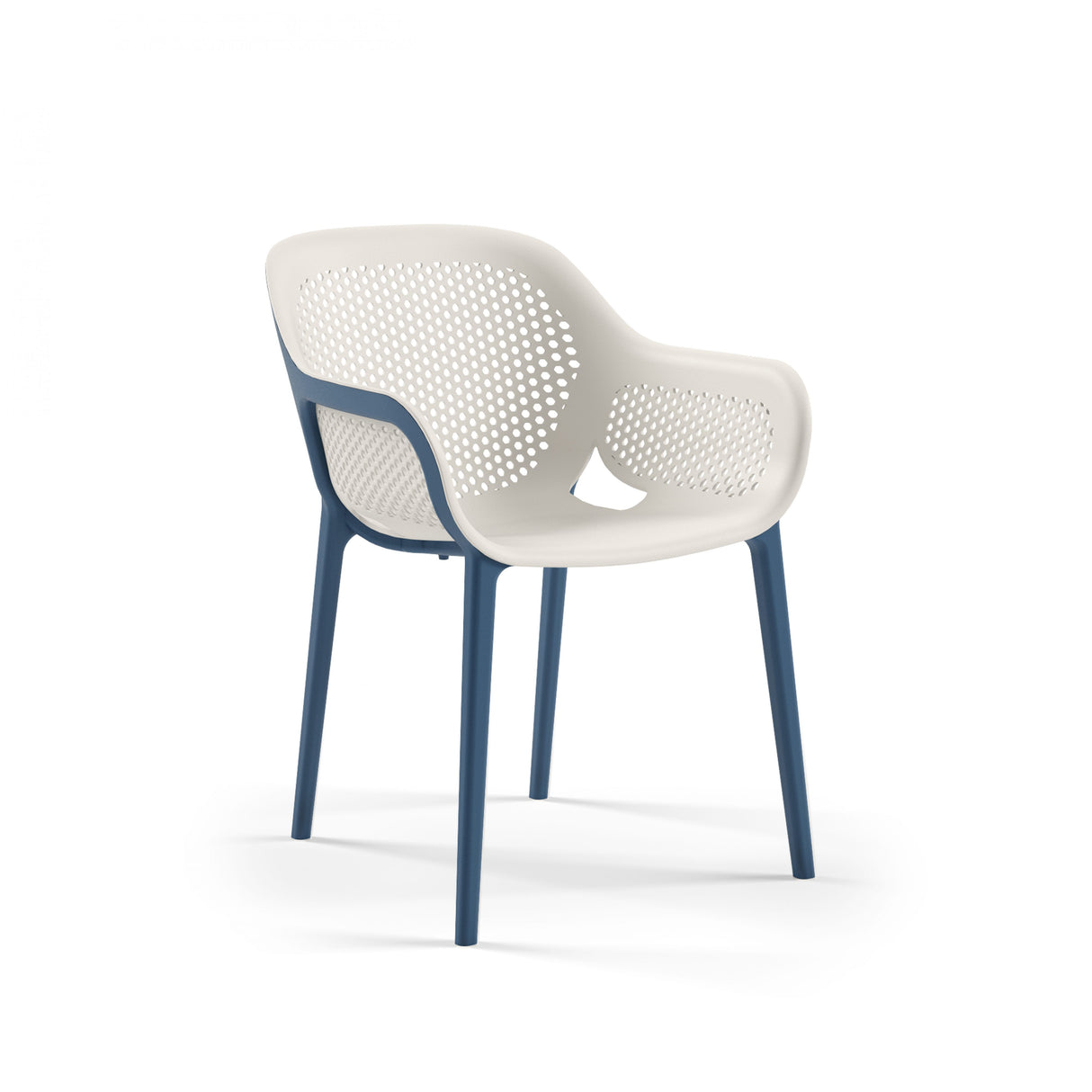 ATRA ARMCHAIR - GRAY/BLUE