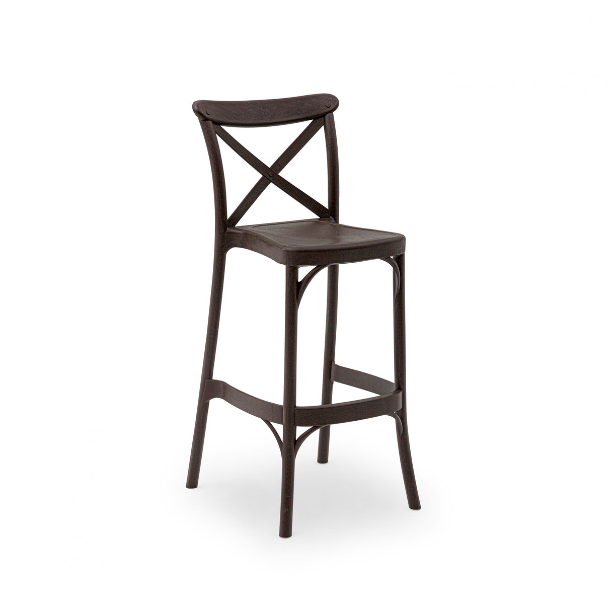 CAPRI BAR CHAIR 75CM - WENGE