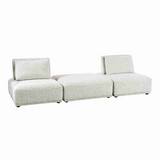 SQUARE OTTOMAN LIGHT GRAY