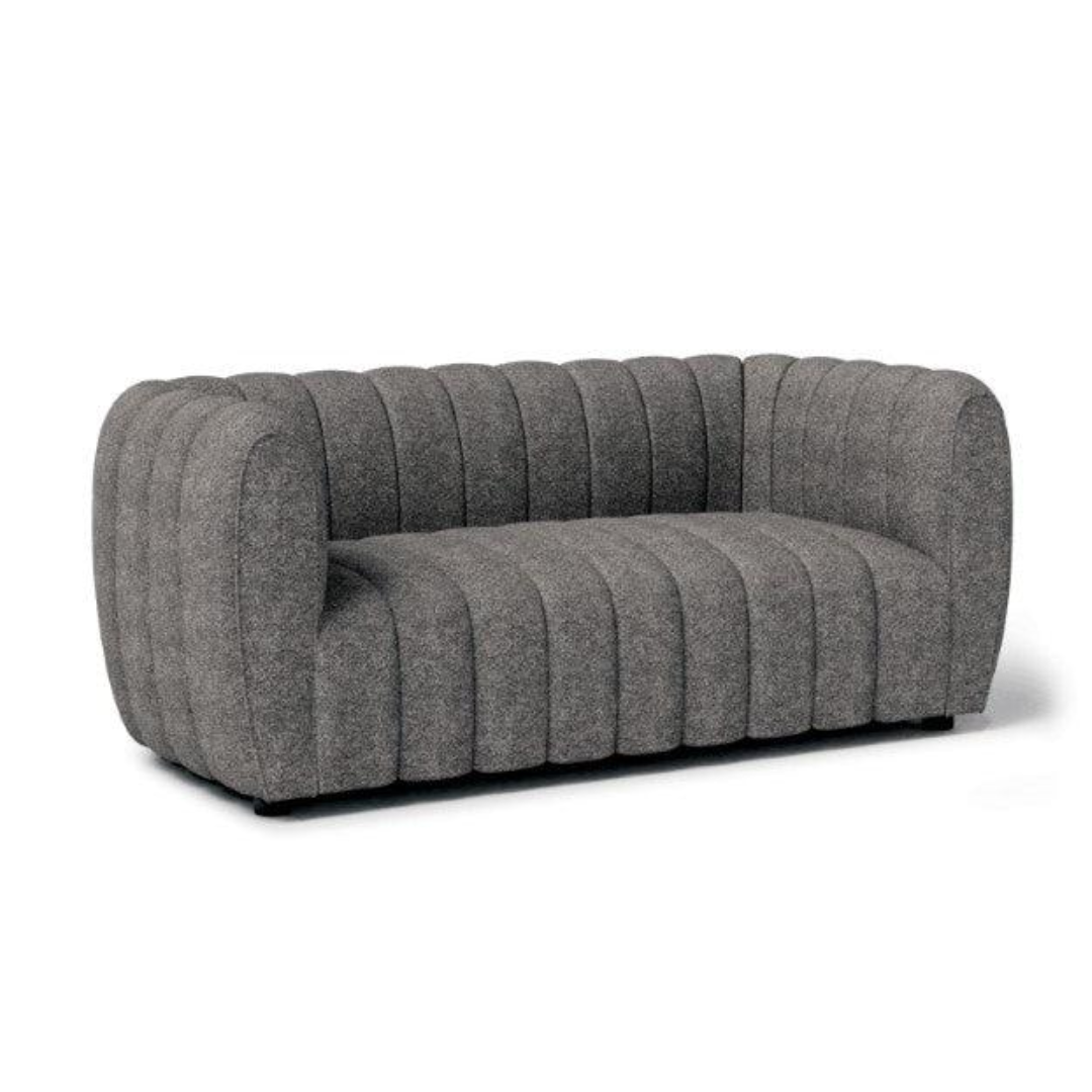 AVERSA LOVESEAT CHARCOAL GRAY