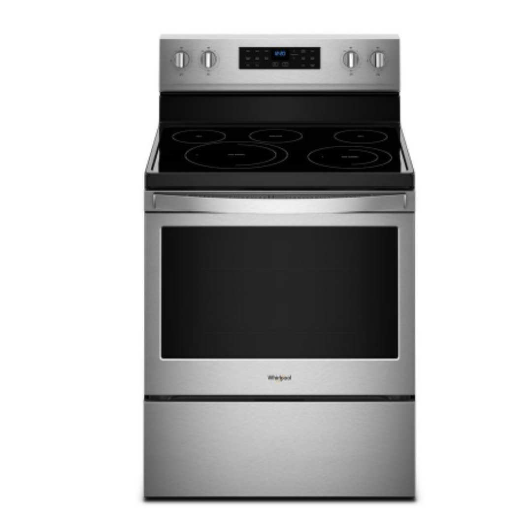 WHIRLPOOL 30 INCH ELECTRIC RANGE CONVECTION COOKING STAINLESS STEEL