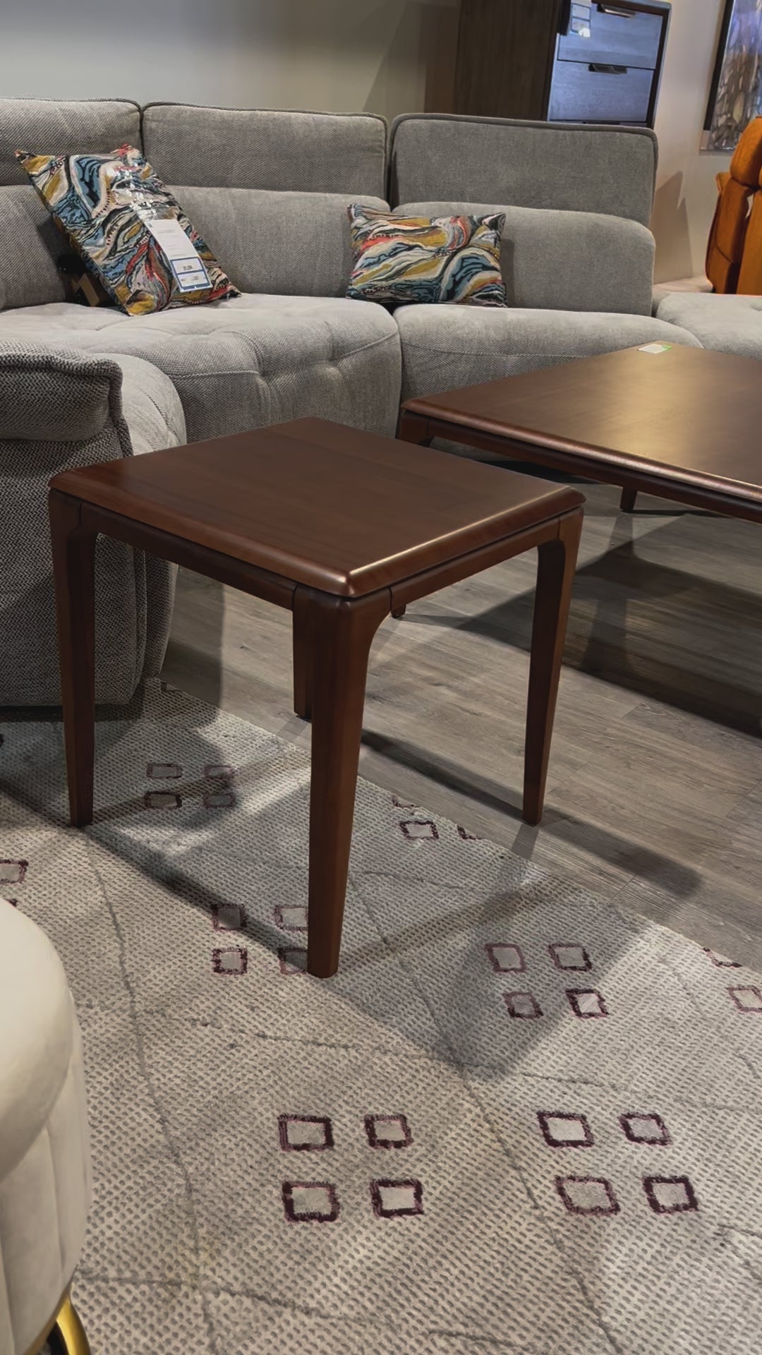 LOTUS COFFEE TABLE AND SIDE TABLE