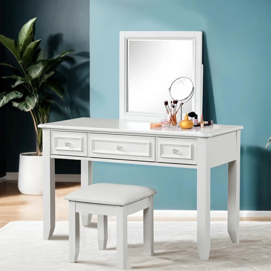 NAUCALPAN VANITY SET WHITE