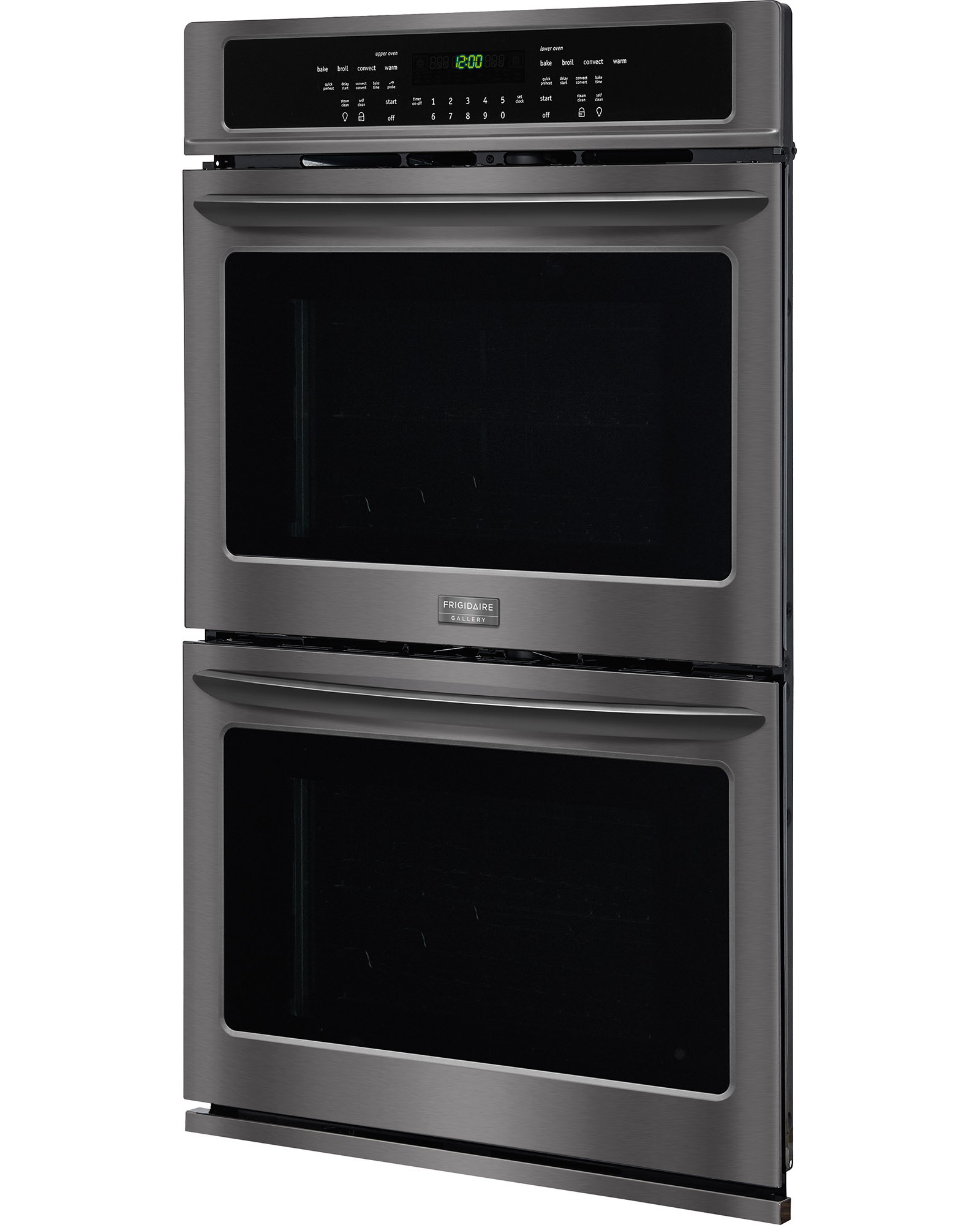 FRIGIDAIRE 30 INCH BLACK/ STAINLESS STEEL WALL OVEN ELECTRIC RANGE Frigidaire Oven Black Stainless Steel