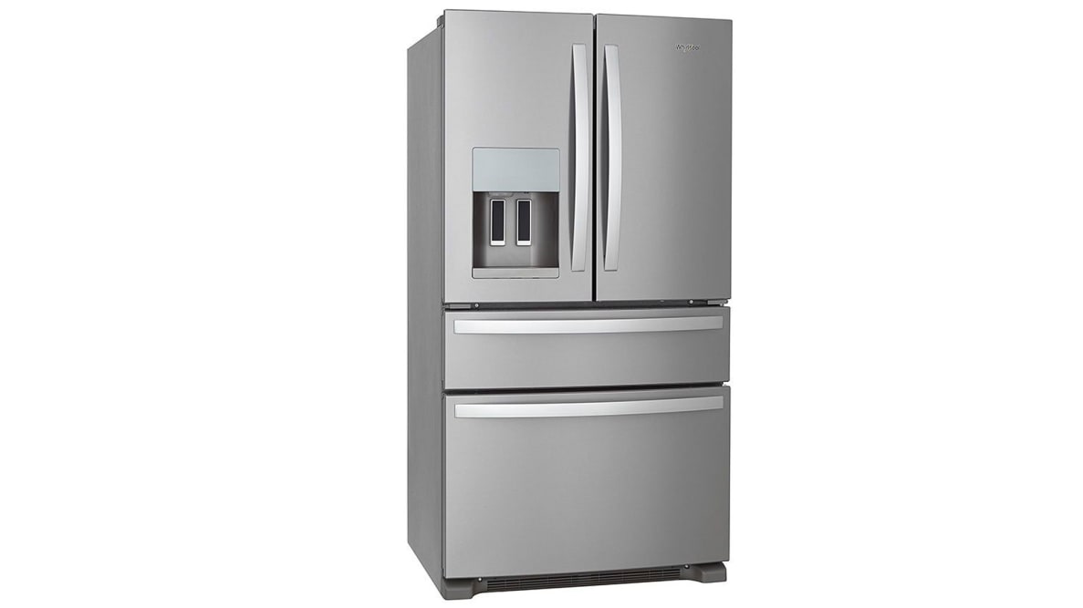 Whirlpool 24 5 Cft Stainless Steel Four Door Refrigerator Ice Maker Water Dispenser Frost Free Standard Distributors Limited
