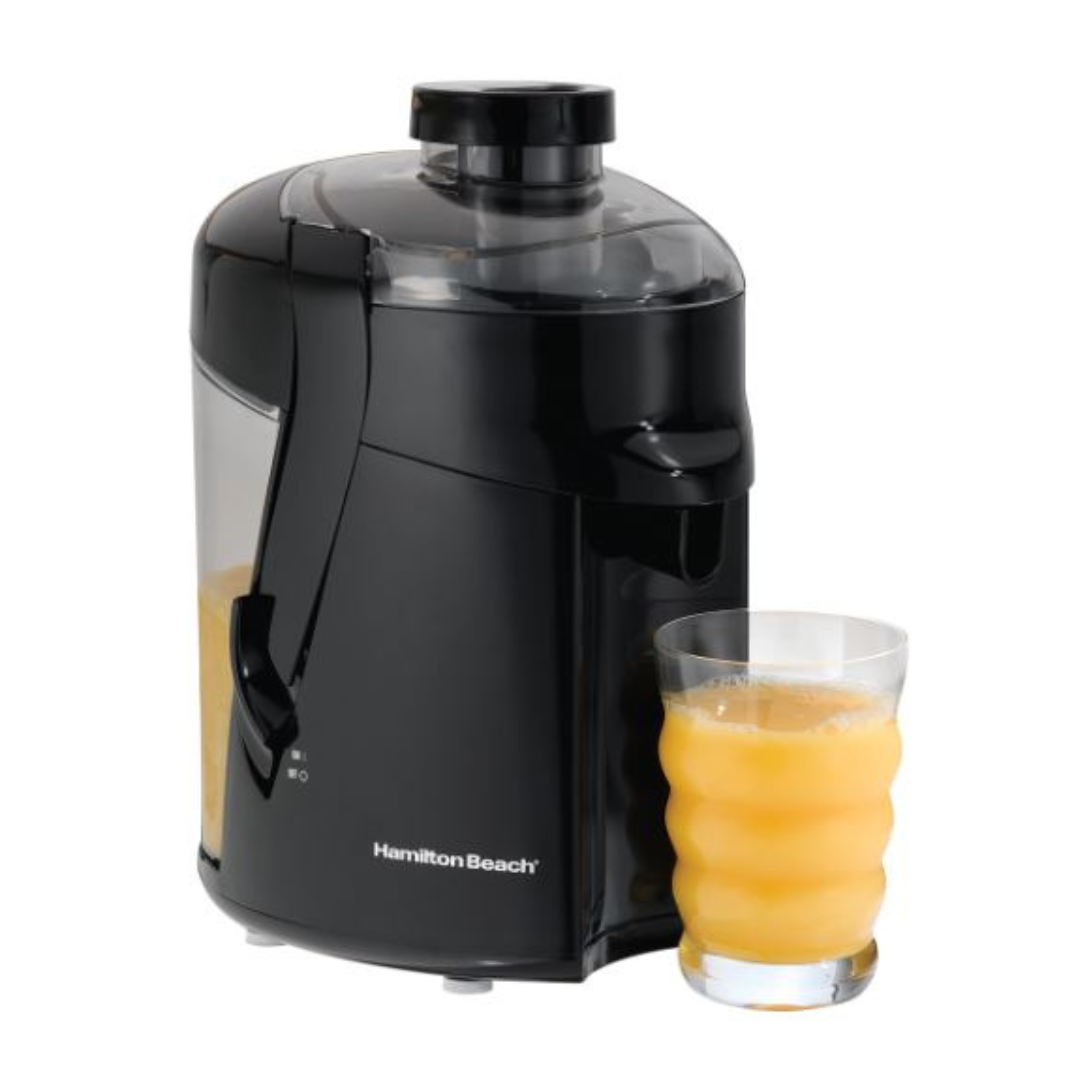 Hamilton Beach 2 Speeds Whole Fruit Juice Extractor in Silver and
