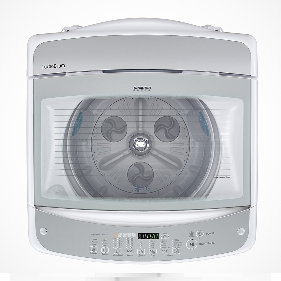 LG 13 Kg, Turbo Drum, Smart Diagnosis, Smart Inverter Top Load Washing Machine LG Philippines